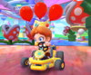 Thumbnail of the Birdo Cup challenge from the 2023 Yoshi Tour; a Steer Clear of Obstacles challenge set on GCN Baby Park