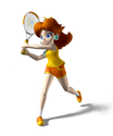Artwork of Princess Daisy in Mario Power Tennis