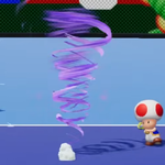 A purple tornado, from Mario Tennis Fever