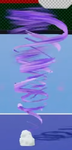 A purple tornado, from Mario Tennis Fever