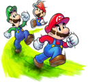 Mario, Luigi, and Paper Mario