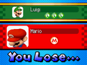 Thumbnail for "Mario vs. Luigi - Final Results (Lose)" from New Super Mario Bros. used for Nintendo Music
