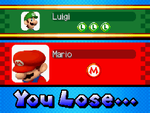 Thumbnail for "Mario vs. Luigi - Final Results (Lose)" from New Super Mario Bros. used for Nintendo Music