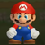 Squared screenshot of Small Mario from New Super Mario Bros. Wii.