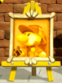 A painting of Detective Sparkla in the art appraisal challenge