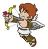 A Sticker of Pit (Kid Icarus) in Super Smash Bros. Brawl.