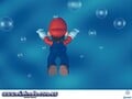 Wallpaper from nintendo.com.mx of Mario swimming