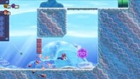 The third 10-flower coin in Badge Challenge Dolphin Kick II in Super Mario Bros. Wonder