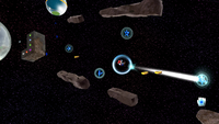 The G Capture Tutorial Zone of Space Junk Galaxy in Super Mario Galaxy