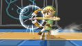 Toon Link using the Hero's Bow in Super Smash Bros. Brawl