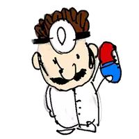 An amiibo drawing in WarioWare Gold