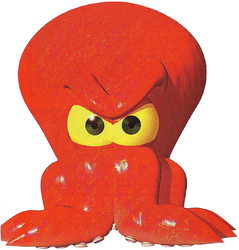 Artwork of Bubbler the Octopus in Diddy Kong Racing.