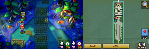 Block 35 in Chucklehuck Woods of Mario & Luigi: Superstar Saga + Bowser's Minions.