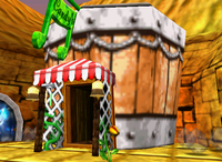 Candy's Music Shop in the game Donkey Kong 64.