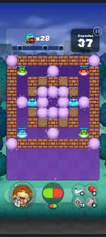 Stage 139 from Dr. Mario World