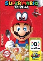 The front of the Super Mario Cereal box.