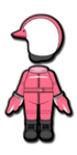 Pink Mii racing suit from Mario Kart 8