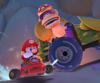 Thumbnail of the Bowser Cup challenge from the Jungle Tour; a Vs. Mega Funky Kong challenge set on GCN Dino Dino Jungle