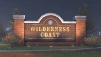 Wilderness Coast advert in Mario Kart World