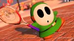 Green Shy Guy's entrance pose