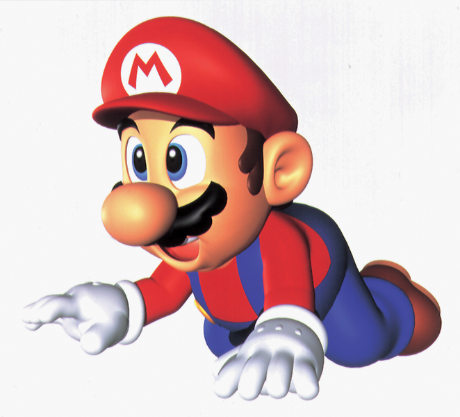 File:Mario Crawl Artwork - Super Mario 64.png
