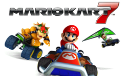 The image for "Mario Kart 7 Title Screen" from Mario Kart 7 on Nintendo Music.
