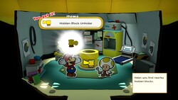 Mario receives the Hidden Block Unhider