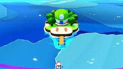 Mushroom Island in Paper Mario: The Origami King