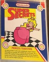 Princess Peach's Nintendo Super Secrets card.
