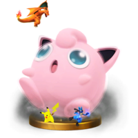 Jigglypuff's Final Smash Trophy from Super Smash Bros. for Wii U