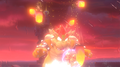 Giant Bowser attacking with Disaster Spikes