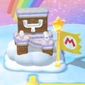 Screenshot of the level icon of Clear Pipe Cruise in Super Mario 3D World