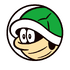 Sticker of Koopa Troopa inside their shell from Mario Party Superstars