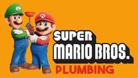 Banner featuring Mario and Luigi
