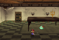 Mario and Bow in Tubba Blubba's Castle