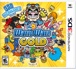 North American cover for WarioWare Gold.