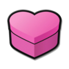 The icon for the Cluck-A-Pop prize "Box o' Love".