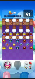 Stage 169 from Dr. Mario World