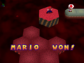 The ending to Hexagon Heat in Mario Party 2