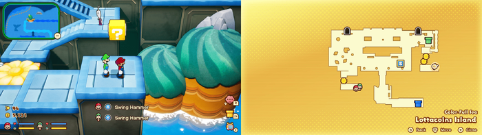 9th ? block in Lottacoins Island from Mario & Luigi: Brothership
