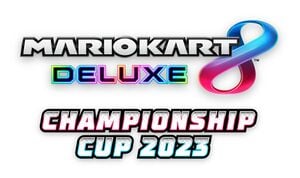 Logo of the Mario Kart 8 Deluxe Championship Cup 2023 tournament