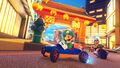 Luigi, Waluigi, Toad, and Mario in Chinatown