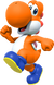 Orange Yoshi from Mario Kart Tour