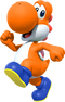 Orange Yoshi from Mario Kart Tour