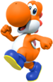 Orange Yoshi from Mario Kart Tour