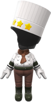 Pastry Chef Mii Racing Suit from Mario Kart Tour