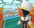 The course icon of the T variant with the Pastry Chef Mii Racing Suit