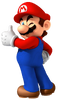 Artwork of Mario giving a thumb-up, from Club Nintendo (reused for Mario & Sonic at the Rio 2016 Olympic Games Arcade Edition)