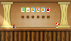 The minigame Memory Block in Fortune Street