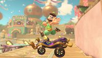 Thumbnail for "Melty Monster Galaxy (Super Mario Galaxy 2)" from Mario Kart World used for Nintendo Music